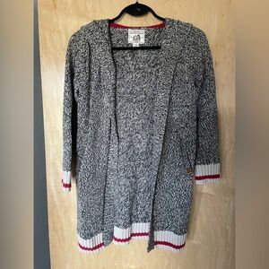 Roots Black and White Knit Sweater